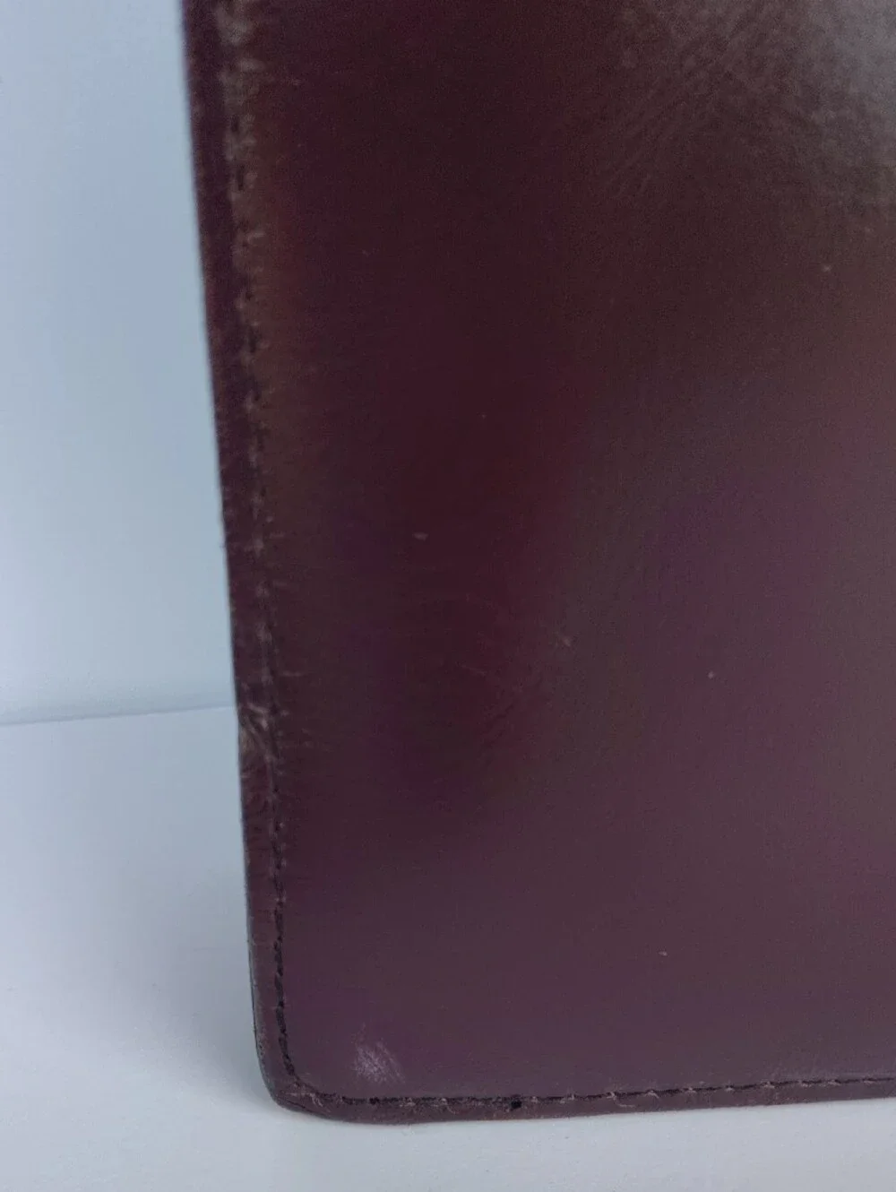 VTG Pegasus Leather Drop-Handle Briefcase Portfolio Oxblood - USA Made